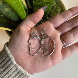 Abstract Face Earrings
